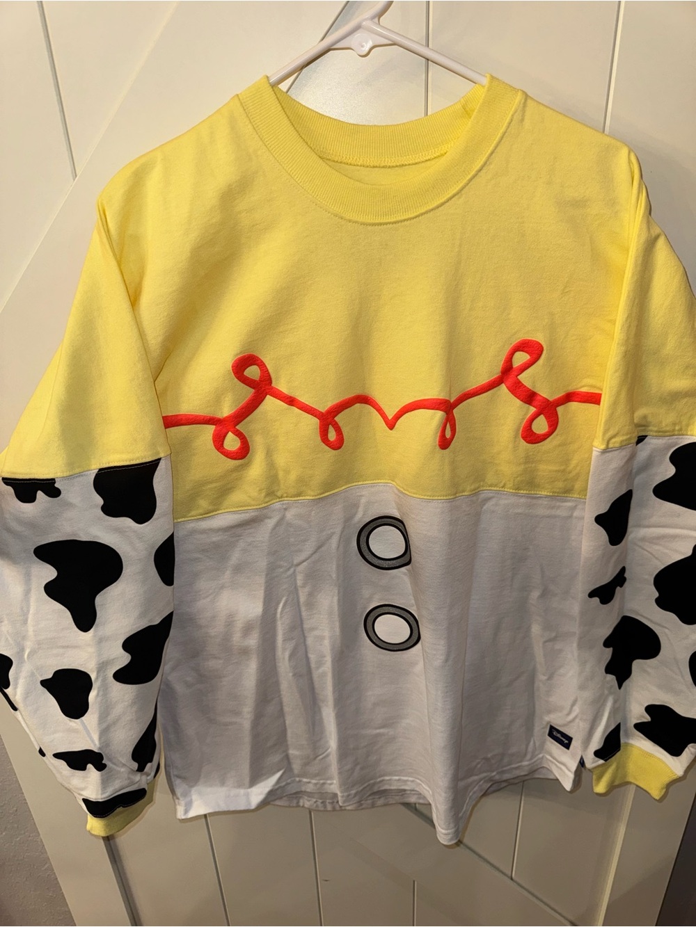 Disney Toy Story Jessie Spirit Jersey 30th Anniversary Disneyland Unisex Size L